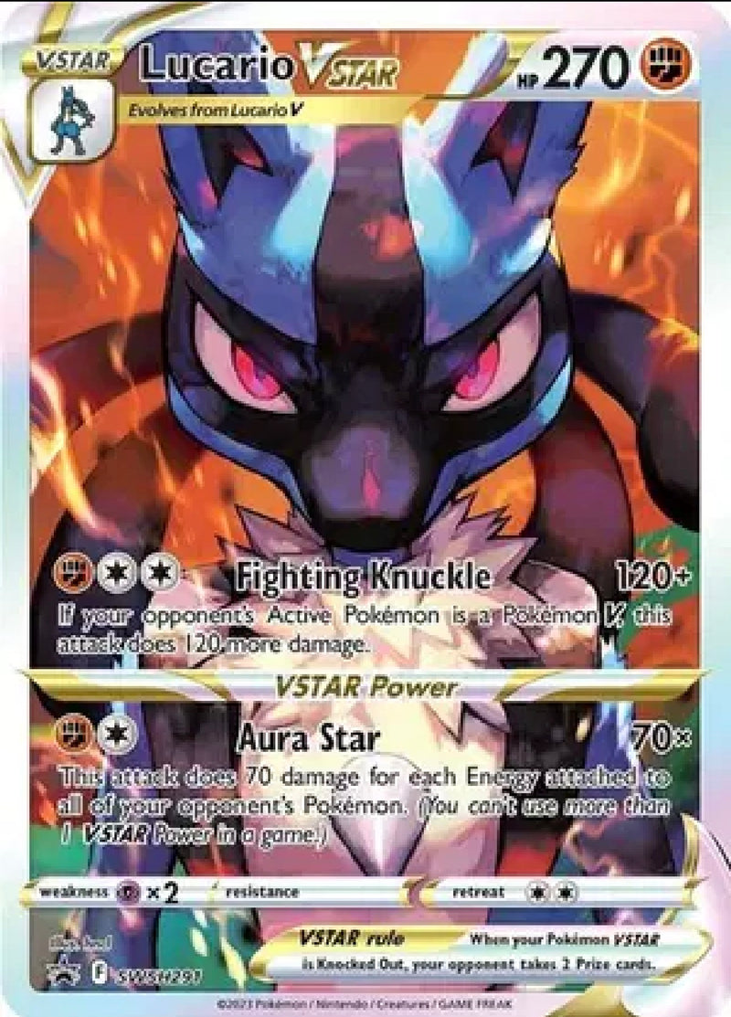 Lucario VSTAR promo card SWSH291 sealed